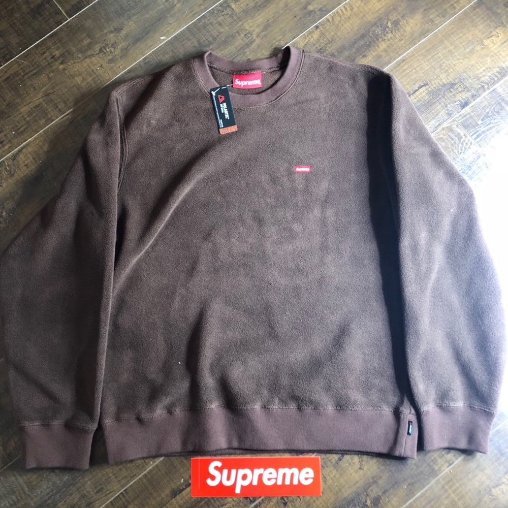 Supreme Small Box Crew Neck Sweatshirt Sz Medium